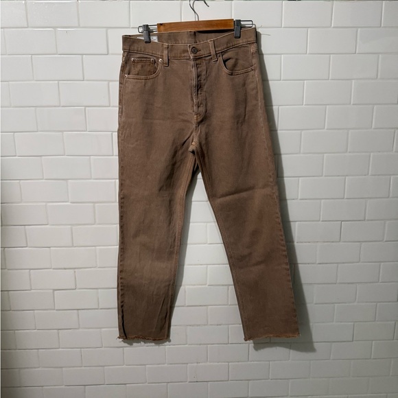 GAP Cheeky Straight High Rise Cropped Jeans - Picture 2 of 5